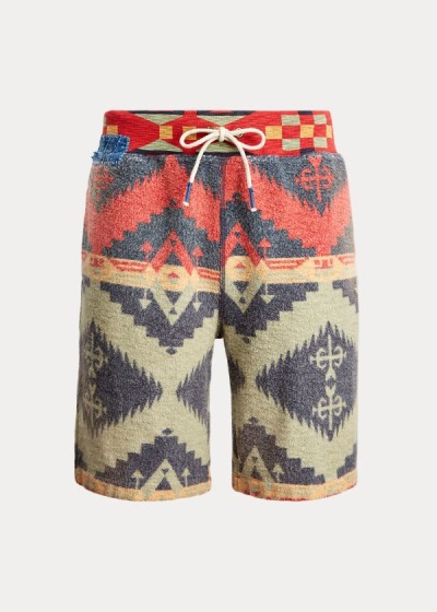 Polo Ralph Lauren Patchwork Fleece Shorts Herre Danmark (MEHDW2560)